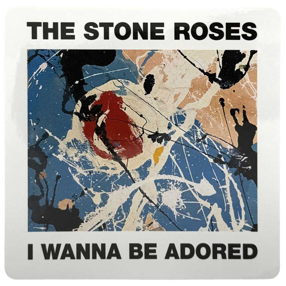 The Stone Roses - Adored Sticker - White/Multicolours